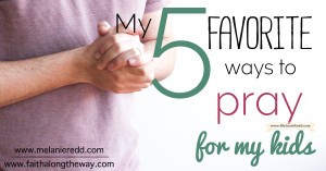 Are you looking for some practical ideas that will help you in praying for your kids? Here are 5 of our favorite scriptures to pray along with a FREE printable. 
