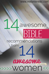 Would you like some awesome suggestions of Bible translations, types, and formats? Here are 14 Bible ideas from real people for real people. Read their stories and be encouraged and inspired by their Bible reviews and highlights.